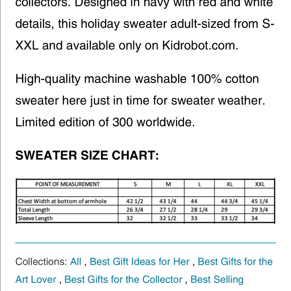 Kidrobot Sweater - Picture 5 of 8